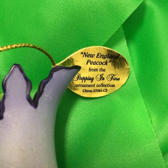 “New England Peacock” Ornament Heirloom Collectible Decor - Picture 7 of 16